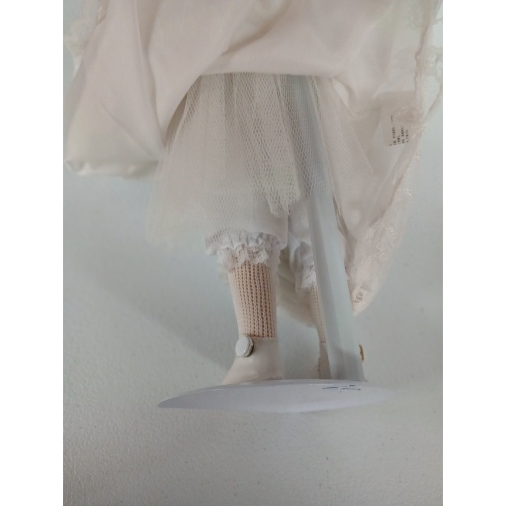 Porcelain 16" Victorian Girl Limited Edition Doll Blonde Hair Blue Eyes #Toy30 - Picture 11 of 13